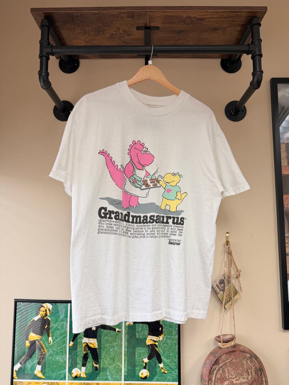 1988 Grandmasaurus 80s Vintage Funny Grandma Dinosaur Cartoon Talking Tops Comic